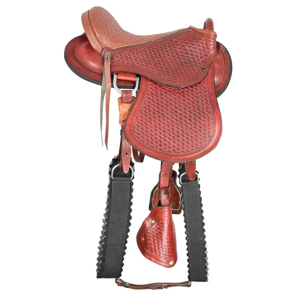 Trail Riding Australian Saddle Children's 12" - color Havana