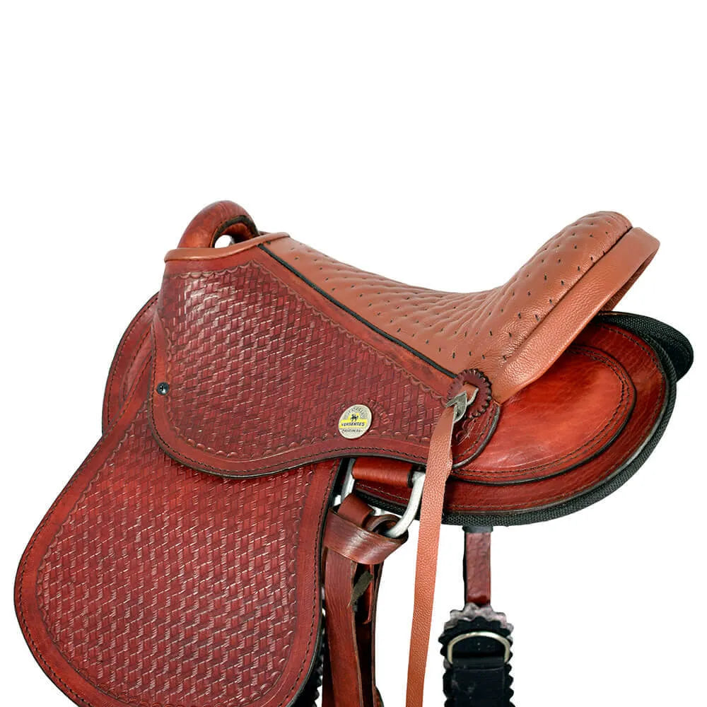 Trail Riding Australian Saddle Children's 12" - color Havana