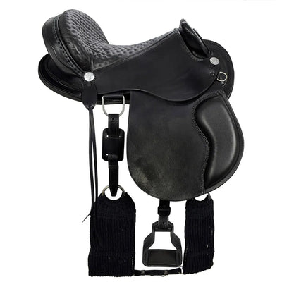 Mangalarga Saddle with Headpiece - Black (AS1233)