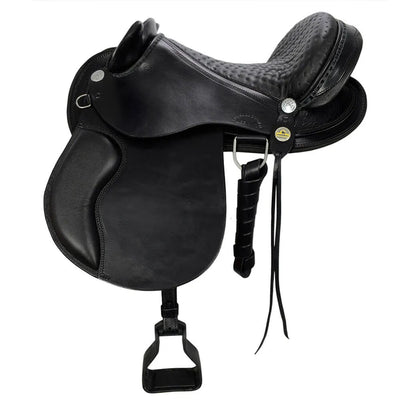 Mangalarga Saddle with Headpiece - Black (AS1233)