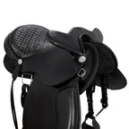 Ranch Head Saddle 15" Buffalo Leather - color Black