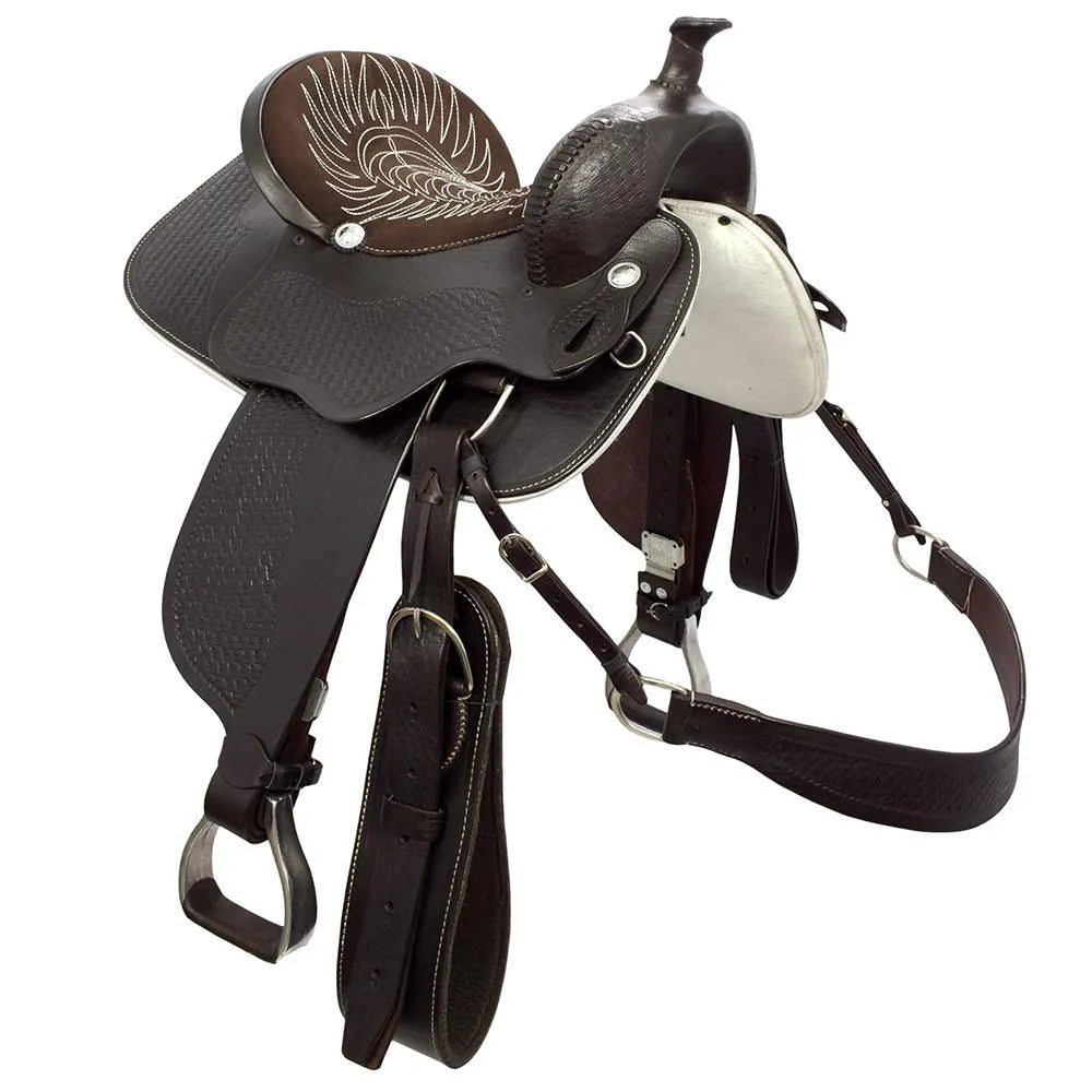 Barrel and Pole Bending Saddle - Brown