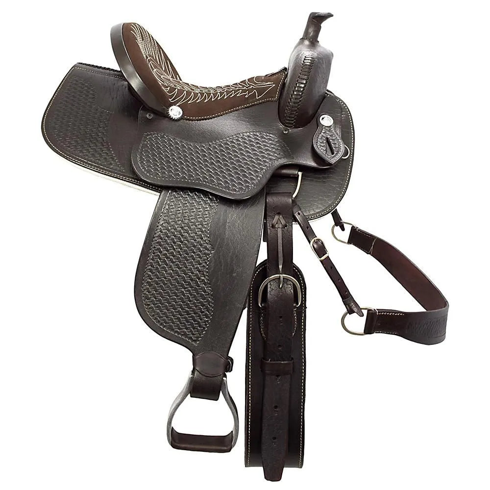 Barrel and Pole Bending Saddle - Brown