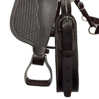 Barrel Racing Western Saddle 15" Buffalo Leather - color Brown