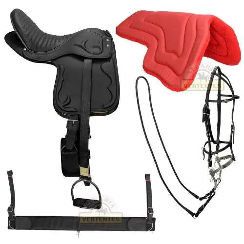 English Saddle Kit - Black