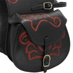 Mangalarga Leather Saddlebag - Black