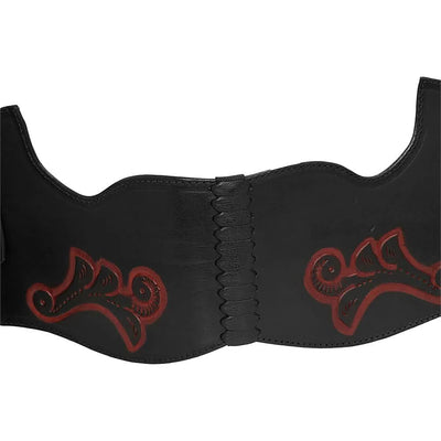 Mangalarga Leather Saddlebag - Black (AS3162)