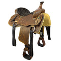 Work & Show Western Saddle Premium 16" Buffalo Leather  - color  Natural