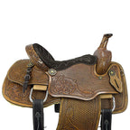Work & Show Western Saddle Premium 16" Buffalo Leather  - color  Natural