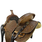 Work & Show Western Saddle Premium 16" Buffalo Leather  - color  Natural