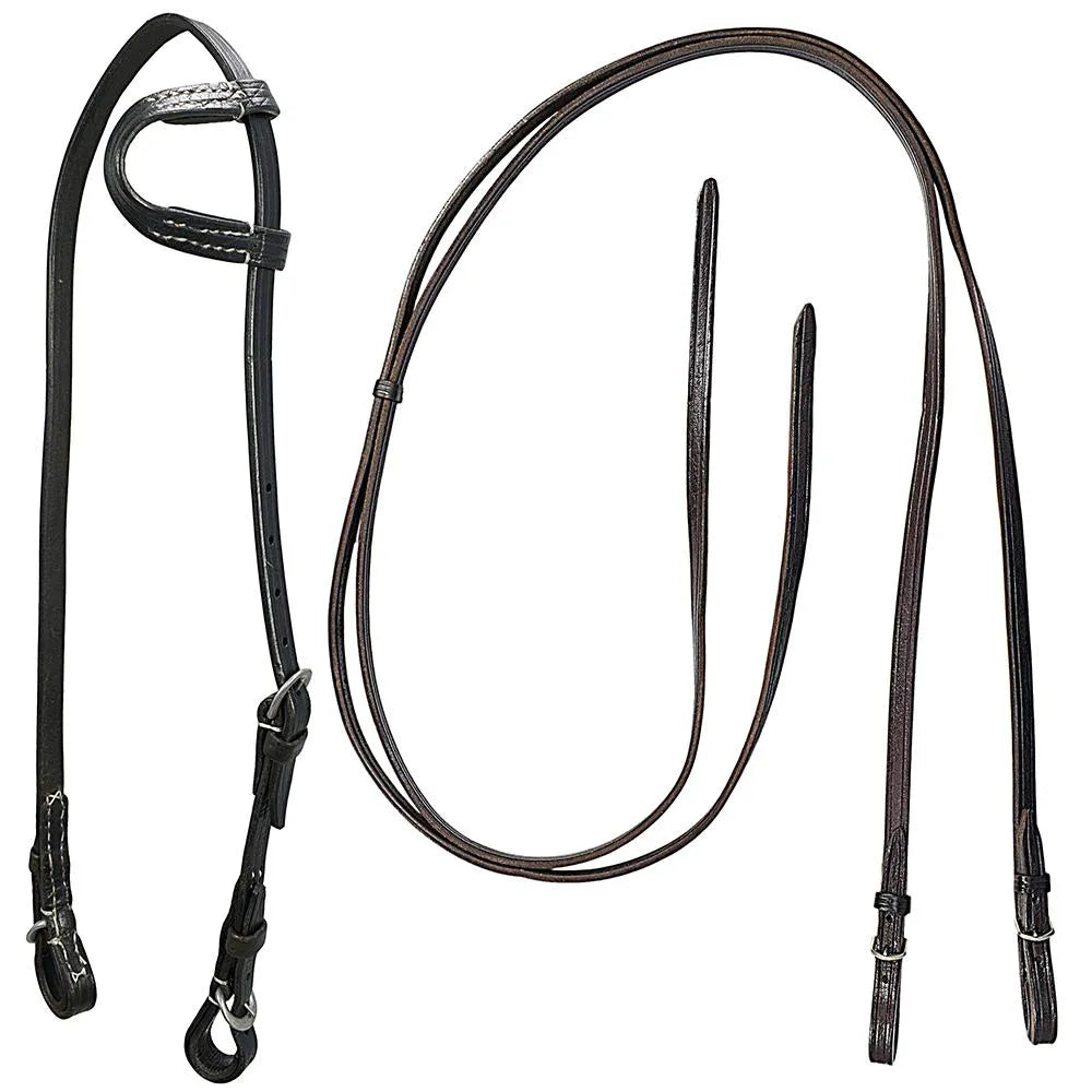 Roping Western Saddle Premium 16" Buffalo Leather - color Natural