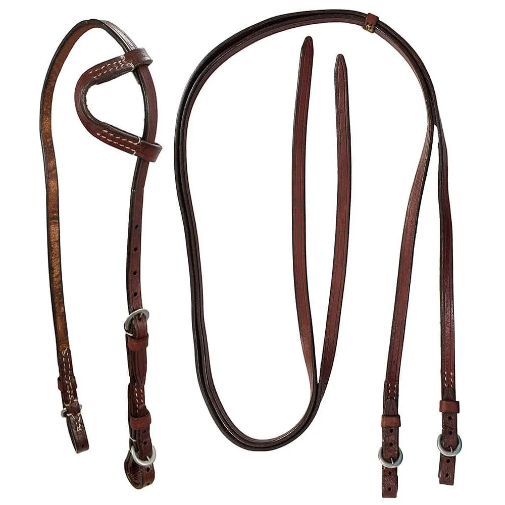 Reining & Trail Riding Western Saddle 15" Buffalo Leather - color Brown