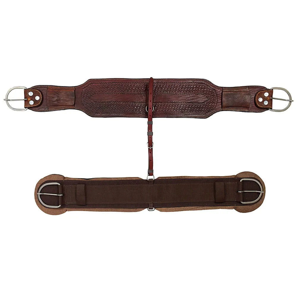 Reining & Trail Riding Western Saddle 15" Buffalo Leather - color Brown